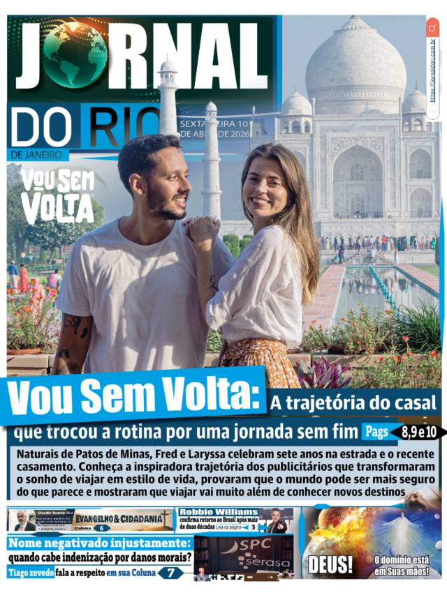 Vou Sem Volta: a história do casal que trocou a rotina por uma jornada sem fim pelo mundo!